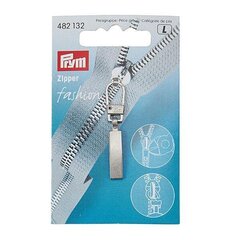 Съемник молнии Prym Fashion, прямоугольный, матовый серебристый цена и информация | Принадлежности для шитья | kaup24.ee