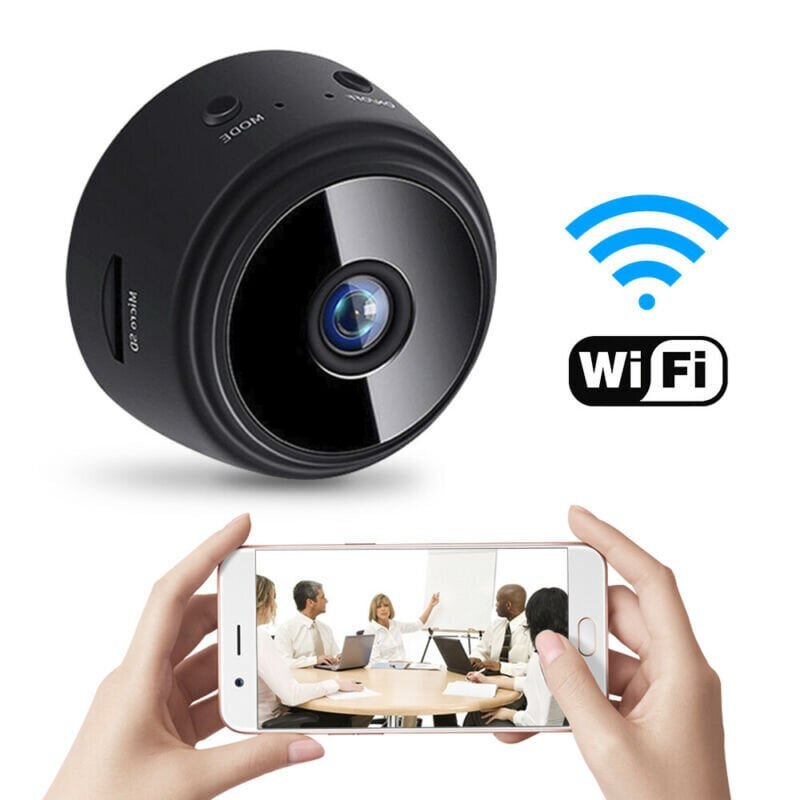 Mini juhtmevaba valvekaamera WIFI Full HD hind ja info | Valvekaamerad | kaup24.ee