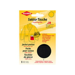 Triigitav jope tasku, 1 Kleiber, 4 erinevat värvivalikut - Must hind ja info | Õmblustarvikud | kaup24.ee