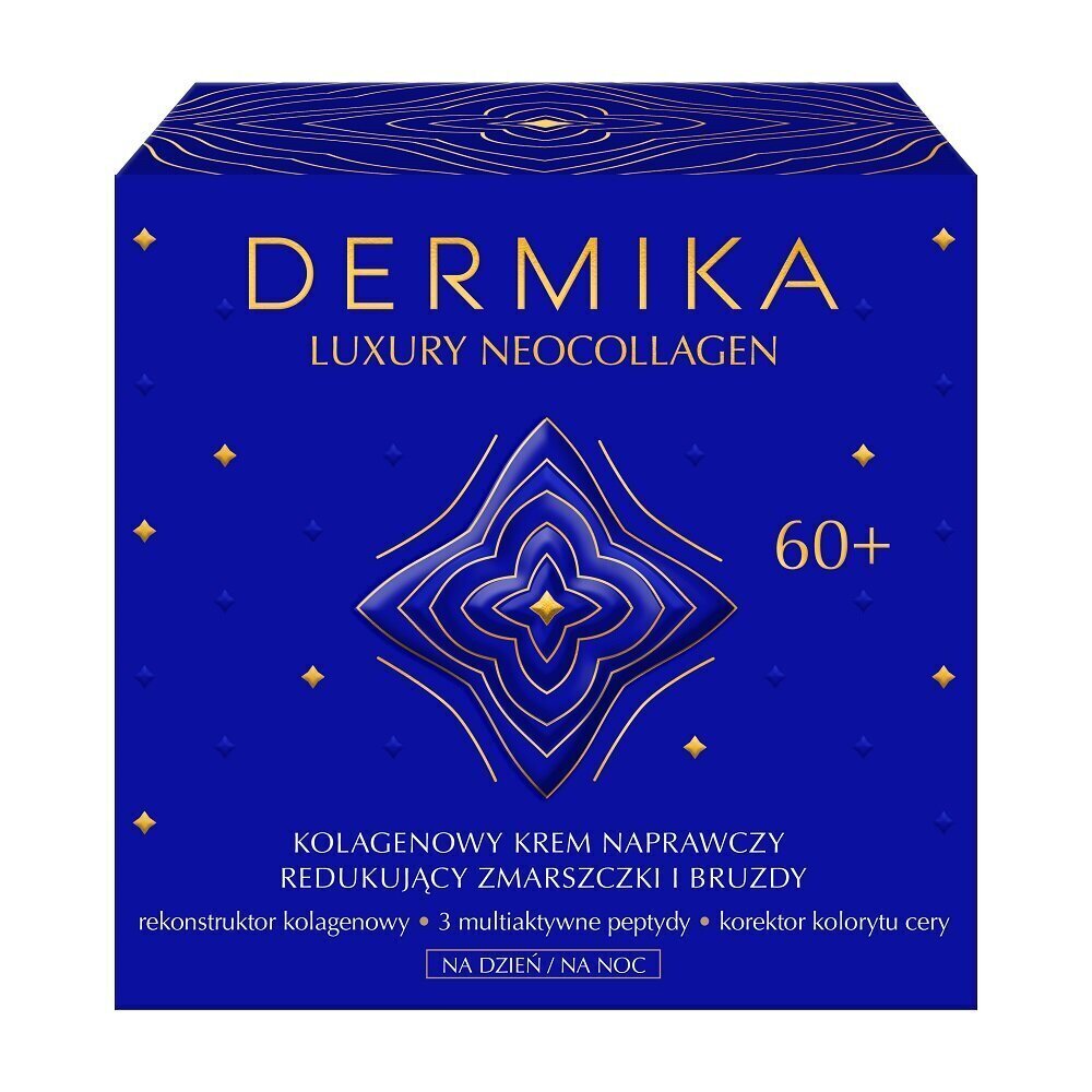 Näokreem küpsele nahale Dermika Luxury Neocollagen 60+ 50 ml hind ja info | Näokreemid | kaup24.ee