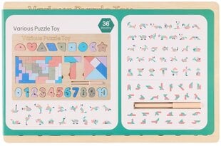 Puidust pusle Various Puzzle Toys цена и информация | Игрушки для малышей | kaup24.ee