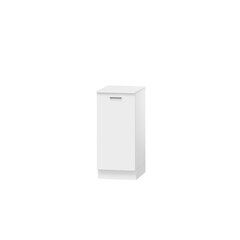 Встроенный шкаф для ванной комнаты с корзиной D40 KOSZ, белый цена и информация | Шкафчики для ванной | kaup24.ee