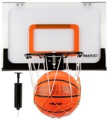Korvpallilaud mini AVENTO 47BM võrguga+pall+pump цена и информация | Другие баскетбольные товары | kaup24.ee