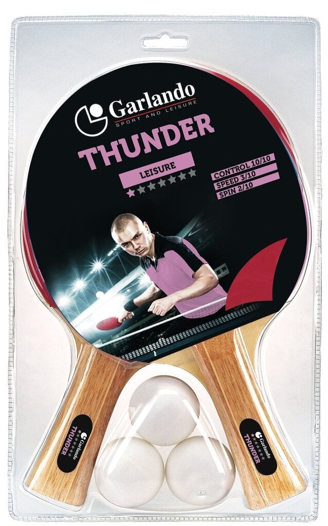 Lauatennise kompl. GARLANDO Thunder 2C4-4 цена и информация | Lautennise reketid ja reketi kotid | kaup24.ee