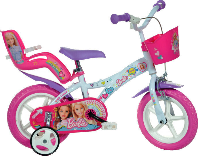 Laste jalgratas Barbie 12 ”, 612GL-BAF hind ja info | Jalgrattad | kaup24.ee