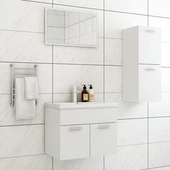 Vannitoamööblikomplekt vidaXL, valge, puitlaastplaat цена и информация | Комплекты в ванную | kaup24.ee