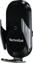 Смарт-держатель Technisat smart3 для автомобильного беспроводного зарядного устройства, черный цена и информация | Mobiiltelefonide hoidjad | kaup24.ee