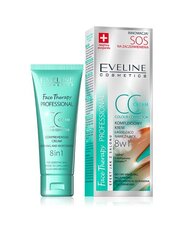 CC Крем для лица Eveline Face Therapy SOS 8in1 30 мл цена и информация | Кремы для лица | kaup24.ee