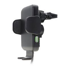 4smarts VoltBeam Touch 2 Car Holder With 10W Wireless Chargin / USB to USB-C / Black hind ja info | Mobiiltelefonide hoidjad | kaup24.ee