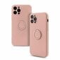 Mocco Pastel Ring Silicone Back Case for Samsung Galaxy S22 Ultra 5G Pink цена и информация | Telefoni kaaned, ümbrised | kaup24.ee