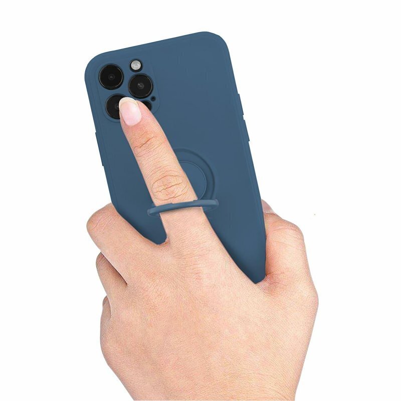 Mocco Pastel Ring Silicone Back Case for Samsung Galaxy S22 Ultra 5G Blue цена и информация | Telefoni kaaned, ümbrised | kaup24.ee