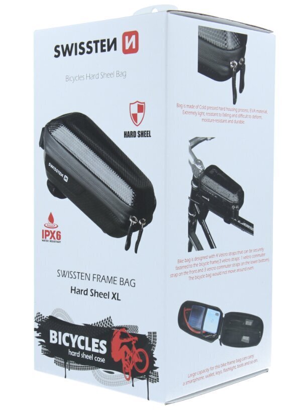 Swissten Waterproof Bike holder / bag For 4.2 - 6.7 inches Mobile phones hind ja info | Mobiiltelefonide hoidjad | kaup24.ee