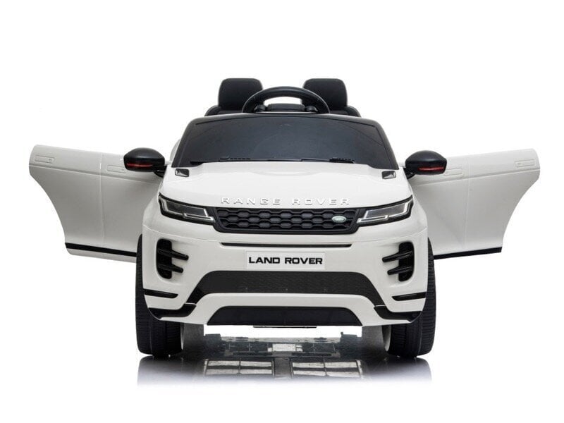 Land Rover, Range Rover Evoque 12v, muusikamooduliga, MP3, valge hind ja info | Laste elektriautod | kaup24.ee