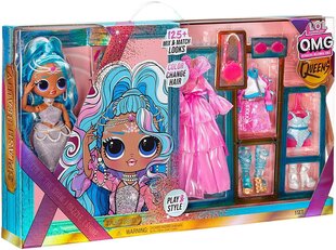LOL Surprise OMG Queens Splash Beauty nukk 125+ looks, color change hair hind ja info | Tüdrukute mänguasjad | kaup24.ee