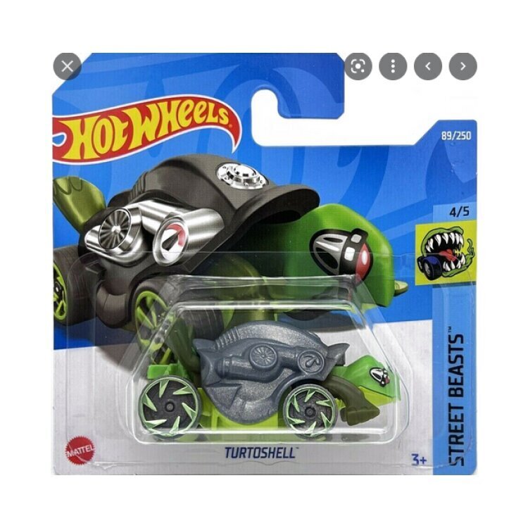 Hot Wheels Turtoshell 2022 - 089 - HCT59 hind ja info | Poiste mänguasjad | kaup24.ee