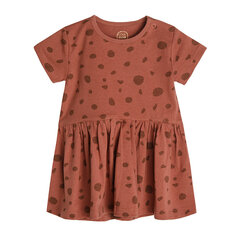 Cool Club платье для девочки CCG2401388 коричневое цена и информация | Юбки, платья для новорожденных | kaup24.ee