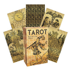 Taro kaardid Tarot Black Gold Edition цена и информация | Эзотерика | kaup24.ee
