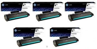 HP W1106A 106A Tooner BK 5 tk - hind ja info | Tindiprinteri kassetid | kaup24.ee