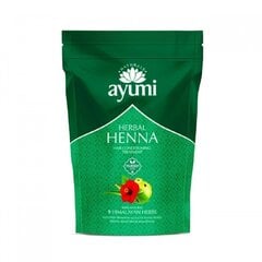 Растительная маска для волос Henna с 9 гималайскими травами, Ayumi, 150 г цена и информация | Маски, масла, сыворотки | kaup24.ee