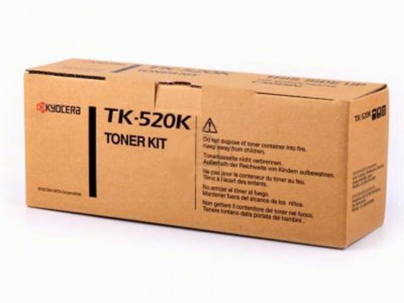 Kyocera TK-520K TK520K 1T02HJ0EU0 Tooner BK - цена и информация | Tindiprinteri kassetid | kaup24.ee