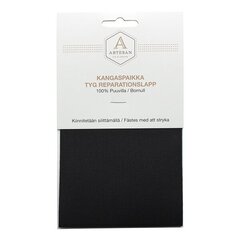 Термозаплатка из ткани Artesan, 11x36 см черная цена и информация | Аппликации, декорации, наклейки | kaup24.ee