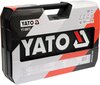 Tööriistakomplekt 128 tk 1/2 3/8 1/4 CrV Yato YT-38872 цена и информация | Käsitööriistad | kaup24.ee