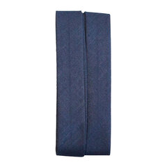 Диагональная лента Prym, хлопок, 20 мм, 3,5 м, темно-синий цена и информация | Принадлежности для шитья | kaup24.ee