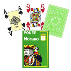 Карты Modiano Poker 4 Jumbo Index kaina ir informacija | Азартные игры | kaup24.ee