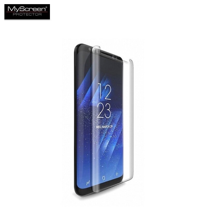 MyScreen 3D Edge Expert 0.2mm Curved Full Surface Silk Touch Tempered Glass Samsung Galaxy S9+ (G965) hind ja info | Ekraani kaitsekiled | kaup24.ee