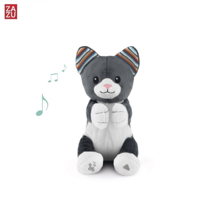 Laulev mänguasi Zazu Chloe Cat - Soft toy who sing songs and clap hands for childrens (0+) hind ja info | Imikute mänguasjad | kaup24.ee