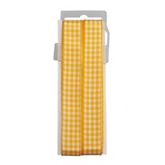Ruuduline lint Prym, 15mm 3m, kollane hind ja info | Õmblustarvikud | kaup24.ee