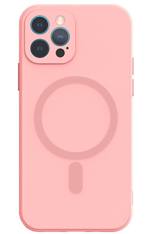 Mocco MagSilicone Soft Back Case Silicone Case for Apple iPhone 12 Pro Pink hind ja info | Telefoni kaaned, ümbrised | kaup24.ee