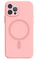 Mocco MagSilicone Soft Back Case Silicone Case for Apple iPhone 12 Pro Pink цена и информация | Telefoni kaaned, ümbrised | kaup24.ee