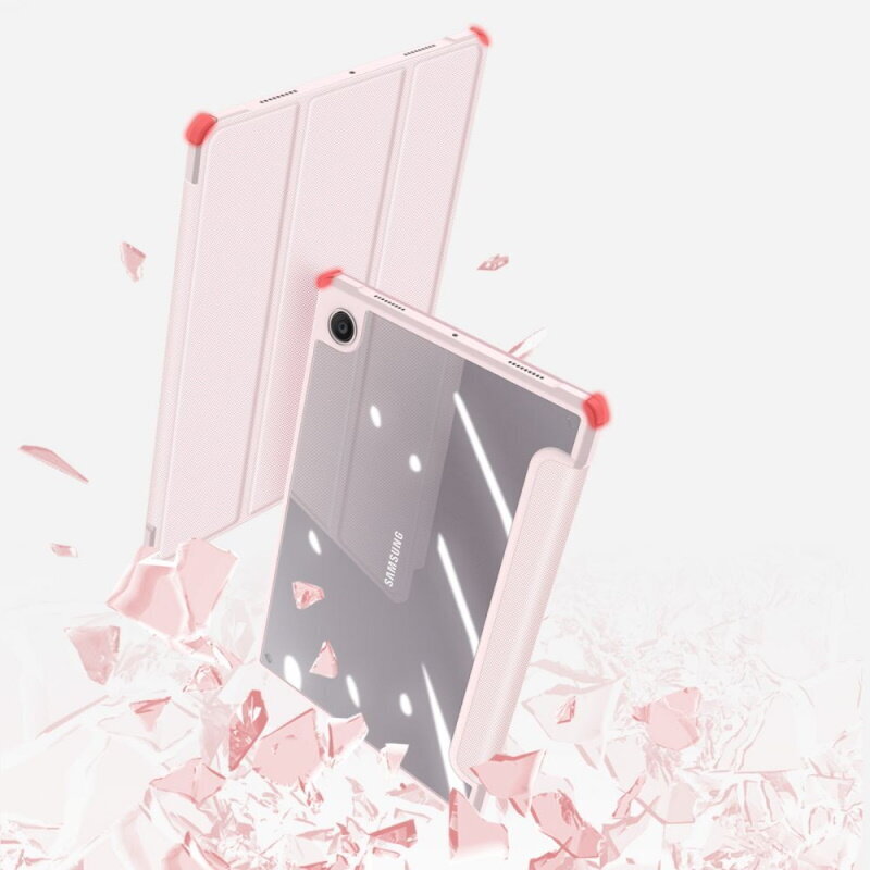 Telefoniümbris Dux Ducis Toby Samsung X200/X205 Tab A8 10.5 2021 roosa цена и информация | Tahvelarvuti kaaned ja kotid | kaup24.ee