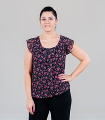Женская блузка Hailys NELLIE302*01, черная/красная 4063942646619 цена и информация | Футболка женская | kaup24.ee