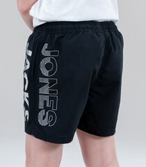 JACK & JONES LASTE UJUMISPÜKSID 12206200*02, must 5715217726937 hind ja info | Poiste ujumispüksid | kaup24.ee