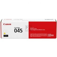 Тонер Canon CRG-045 CRG045 1239C002 Y  цена и информация | Картриджи и тонеры | kaup24.ee