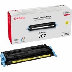 Canon 707 CRG-707 9421A004 Tooner Y - hind ja info | Laserprinteri toonerid | kaup24.ee