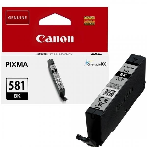 Canon tindikassett CLI-581 BK CLI-581BK 2106C001 - hind ja info | Tindiprinteri kassetid | kaup24.ee