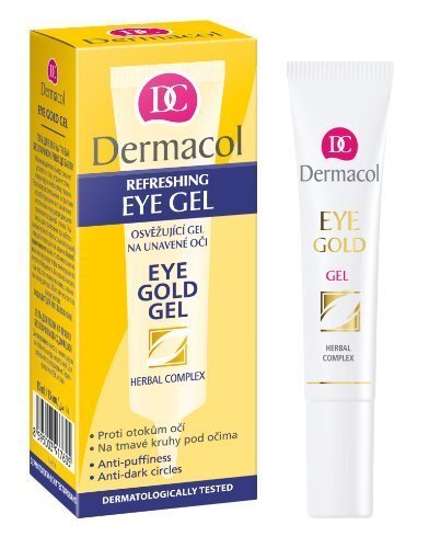 Silmaümbruse kreem-geel Dermacol Eye Gold Gel 15 ml цена и информация | Silmakreemid, seerumid | kaup24.ee