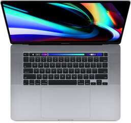 MacBook Pro 2019 Retina 16" 4xUSB-C - Core i7 2.6GHz / 16GB / 512GB SSD / INT / Space Gray (kasutatud, seisukord A) hind ja info | Sülearvutid | kaup24.ee