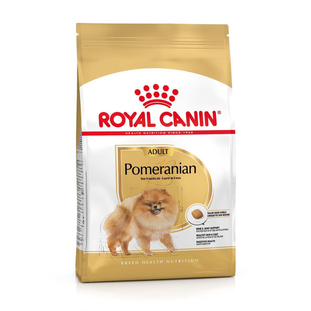 ROYAL CANIN kuivtoit täiskasvanud Pomeranian spitsile Pomeranian Adult, 1,5 kg цена и информация | Kuivtoit koertele | kaup24.ee