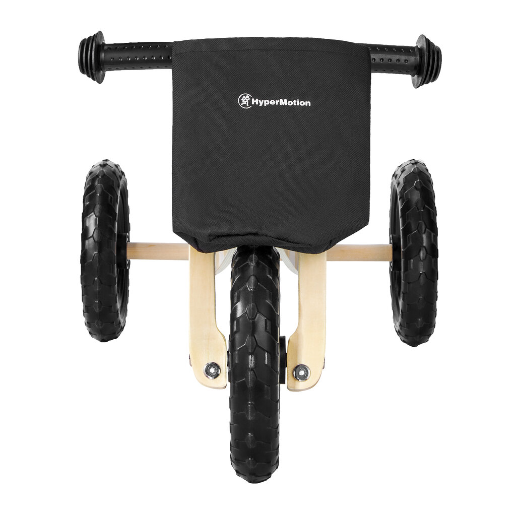 Väike puidust jalgratas 2in1 - kolmerattaline ja jooksuratas - HyperMotion GORDON - vahtplastist rattad hind ja info | Jooksurattad | kaup24.ee