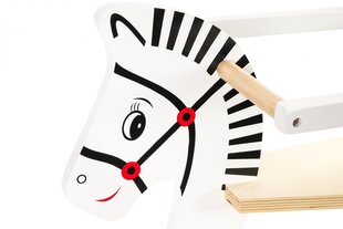 Деревянная лошадка-качалка с защитными перилами K11 цена и информация | Аксессуары для детей  | kaup24.ee