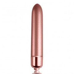 Вибратор ROCKS-OFF VIBRATING BULLET TOUCH OF VELVET ROSE BLUSH цена и информация | Вибраторы | kaup24.ee