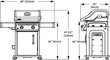 Gaasigrill NAPOLEON Rogue 365, must hind ja info | Grillid | kaup24.ee