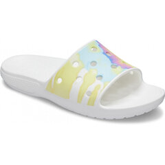 Тапочки женские Crocs™ Classic Tie-Dye Graphic Slide 121622, разноцветные цена и информация | Шлепанцы, тапочки для женщин | kaup24.ee