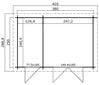 Aiamaja-kuur Elmo1 9,2 m² 2 ruumiga цена и информация | Kuurid ja aiamajad | kaup24.ee