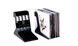 Vinüülplaadihoidja alus, plaadiriiul Audio Anatomy LP Vinyl Record Stand, must цена и информация | Виниловые пластинки, CD, DVD | kaup24.ee