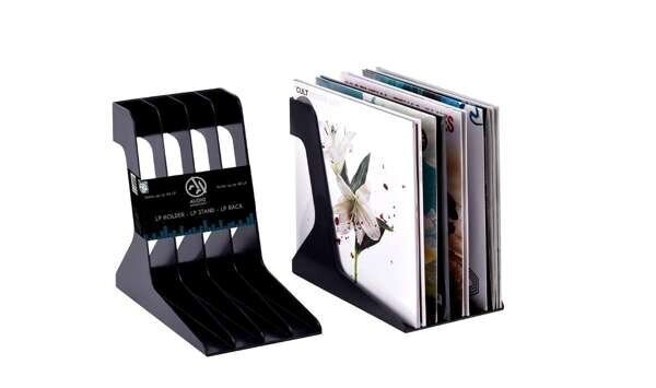 Vinüülplaadihoidja alus, plaadiriiul Audio Anatomy LP Vinyl Record Stand, must цена и информация | Vinüülplaadid, CD, DVD | kaup24.ee